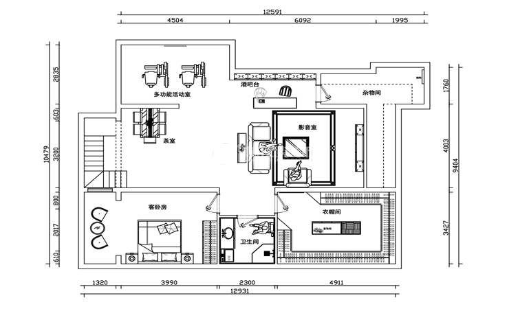 信達(dá)萬(wàn)科城-270平-現(xiàn)代輕奢-戶型圖（地下）.jpg